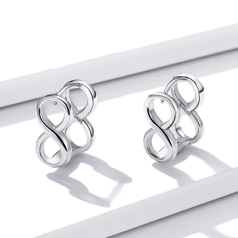 (bilde for) Pandora Style Minimalism - Infinity Stud øredobber - BSE503 - Vis 2