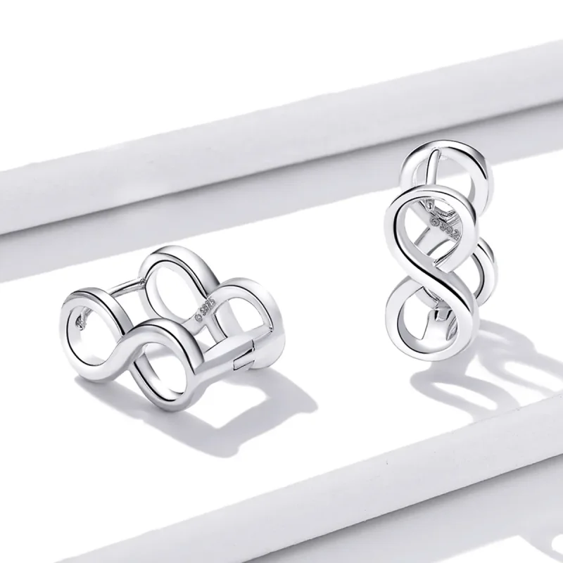 (bilde for) Pandora Style Minimalism - Infinity Stud øredobber - BSE503 - Vis 3