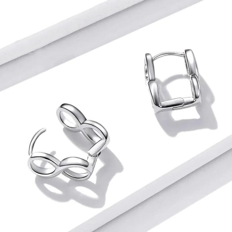(bilde for) Pandora Style Minimalism - Infinity Stud øredobber - BSE503 - Vis 4