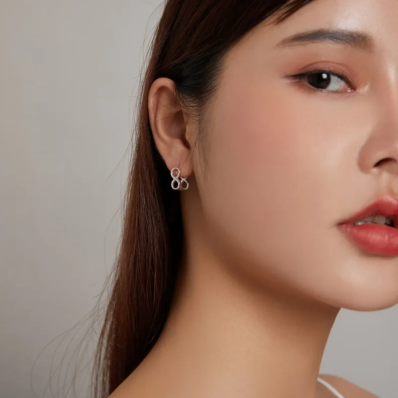 (bilde for) Pandora Style Minimalism - Infinity Stud øredobber - BSE503 - Vis 7