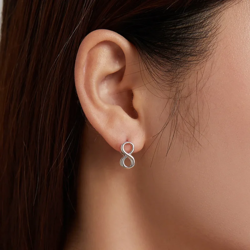 (bilde for) Pandora Style Minimalism - Infinity Stud øredobber - BSE503 - Vis 8