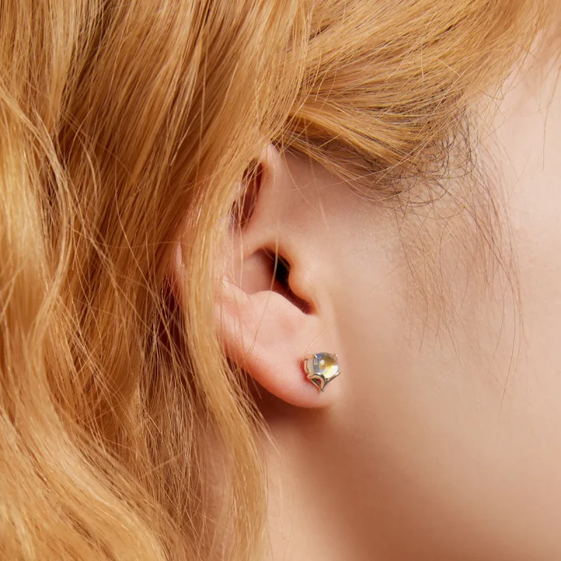 (bilde for) Pandora Style Moonstone Fox Stud øredobber - SCE1386 - Vis 6