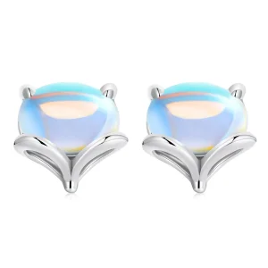 (bilde for) Pandora Style Moonstone Fox Stud øredobber - SCE1386