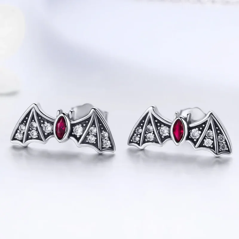 (bilde for) Pandora Style Mystery Bat Stud øredobber - BSE004 - Vis 2