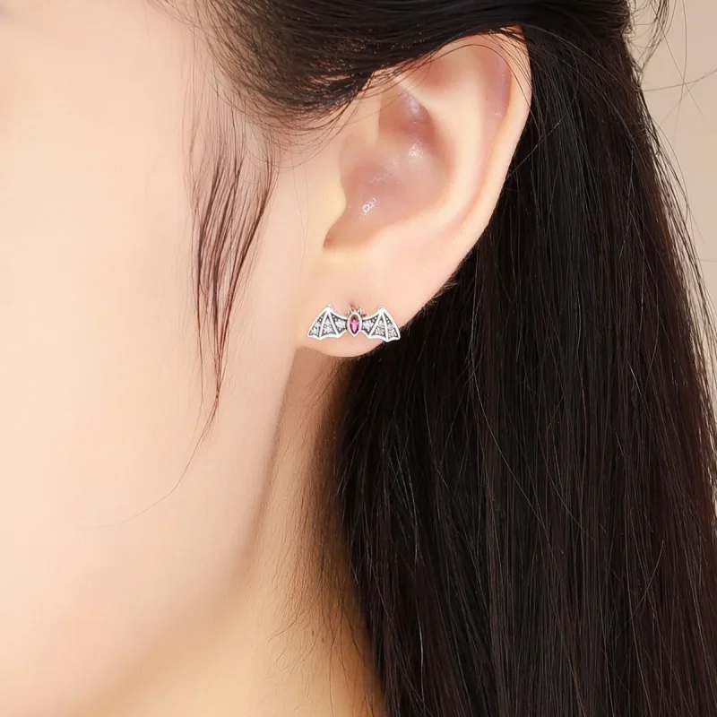 (bilde for) Pandora Style Mystery Bat Stud øredobber - BSE004 - Vis 5