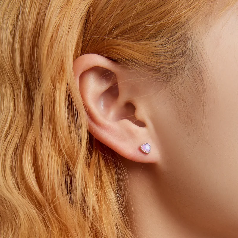 (bilde for) Pandora Style Opal Love Stud øredobber - SCE1383 - Vis 7