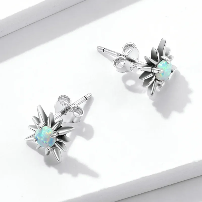 (bilde for) Pandora Style Opal Star Stud øredobber - BSE581 - Vis 4