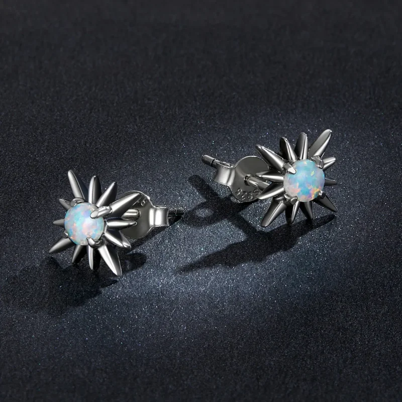 (bilde for) Pandora Style Opal Star Stud øredobber - BSE581 - Vis 5