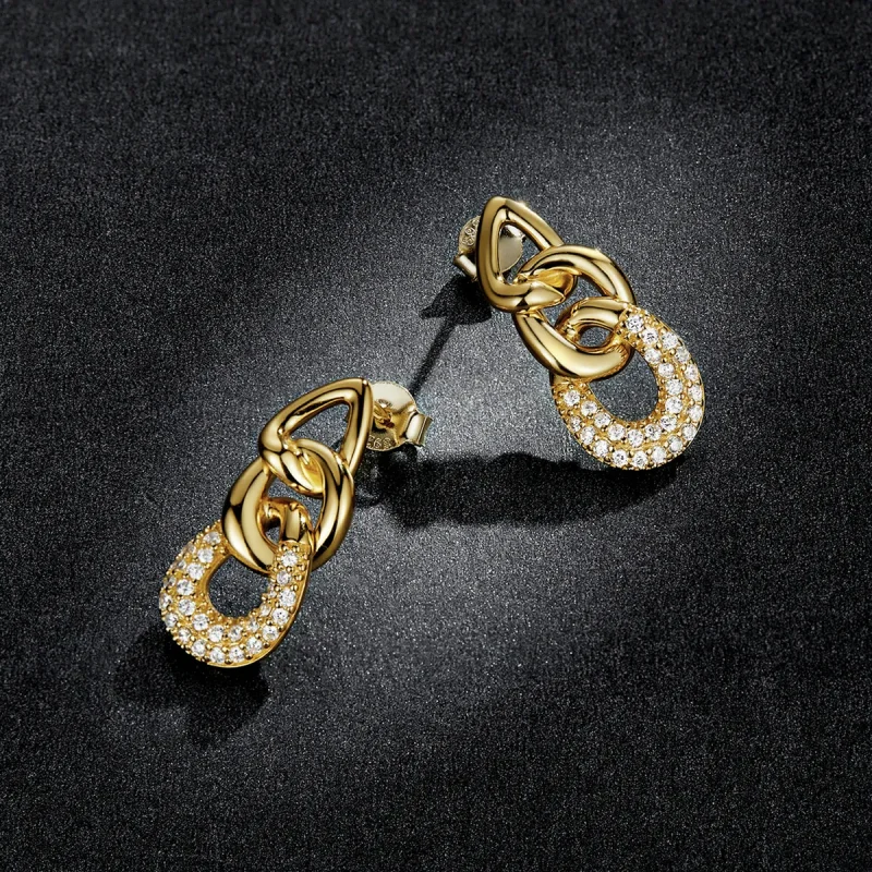 (bilde for) Pandora Style Personality Chain Stud øredobber - BSE545 - Vis 5