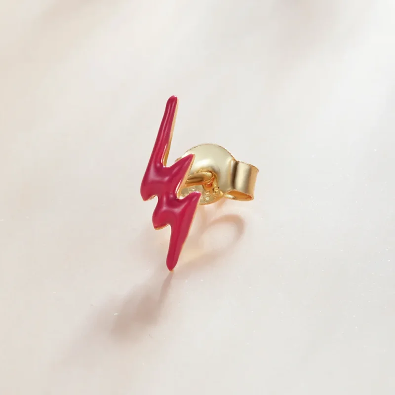 (bilde for) Pandora Style Pink Lightning øredobber - SCE1236 - Vis 2