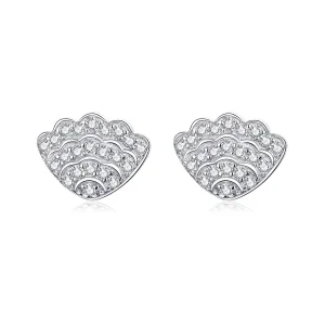 (bilde for) Pandora Style romantiske skalløredobber - BSE342