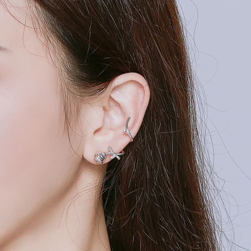 (bilde for) Pandora Style Roses Stud øredobber - BSE238 - Vis 5