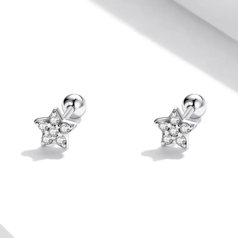 (bilde for) Pandora Style Shining Star Stud øredobber - SCE1297 - Vis 2