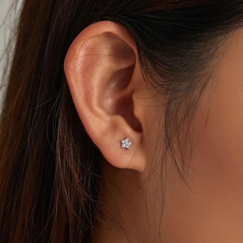 (bilde for) Pandora Style Shining Star Stud øredobber - SCE1297 - Vis 6