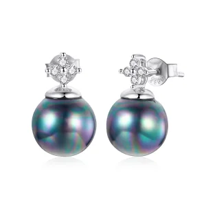 (bilde for) Pandora Style Shiny Beads Stud øredobber - BSE498