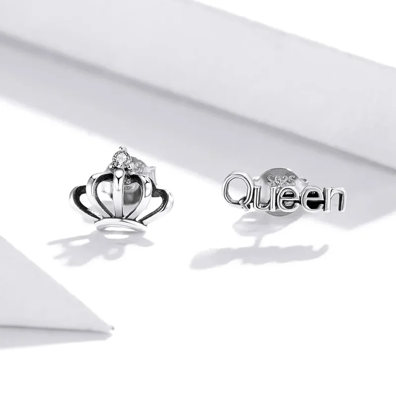 (bilde for) Pandora Style Simple Crown Stud øredobber - SCE934 - Vis 2