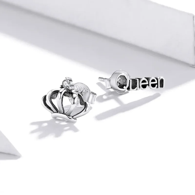 (bilde for) Pandora Style Simple Crown Stud øredobber - SCE934 - Vis 3