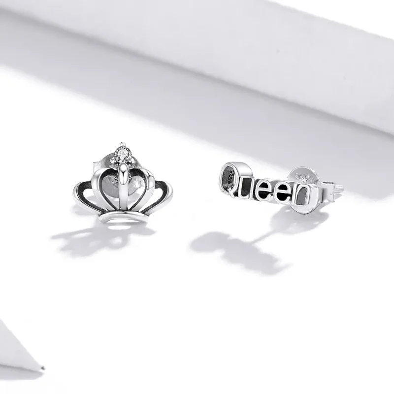 (bilde for) Pandora Style Simple Crown Stud øredobber - SCE934 - Vis 4
