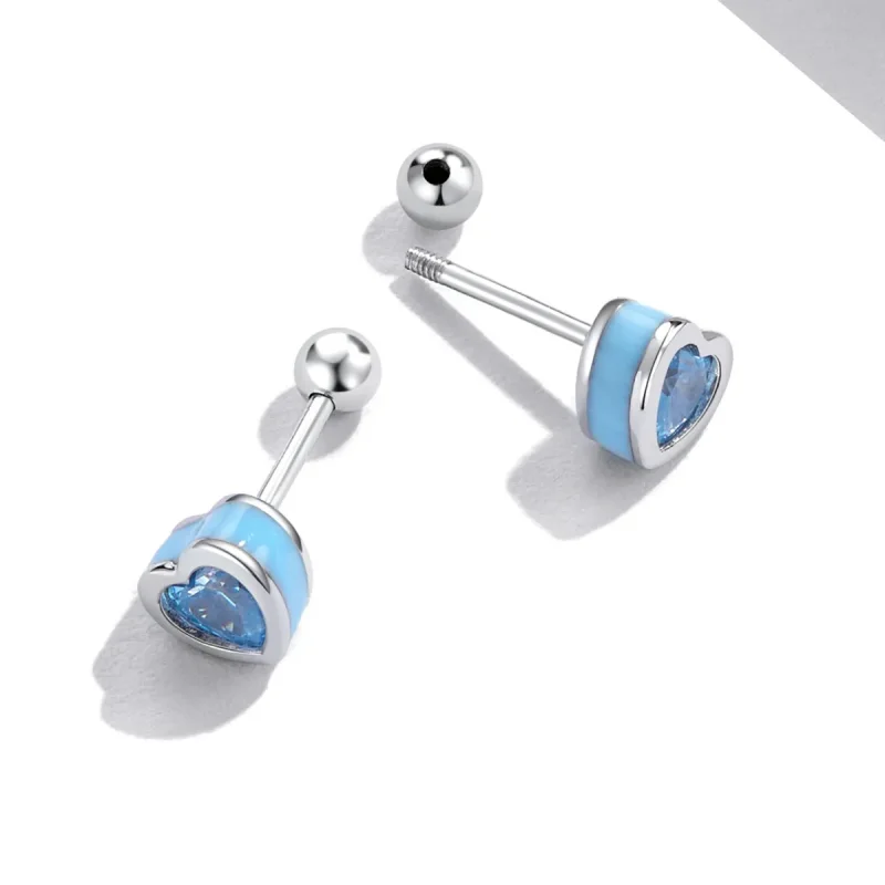 (bilde for) Pandora Style Simple Love øredobber - SCE1352-LB - Vis 4