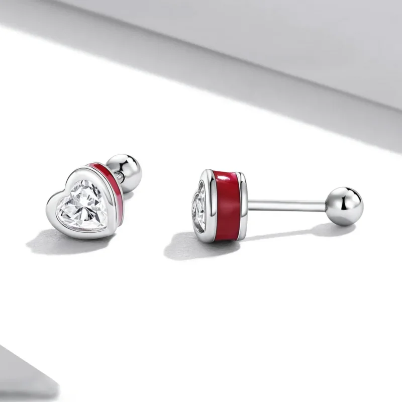 (bilde for) Pandora Style Simple Love øredobber - SCE1352-VT - Vis 3