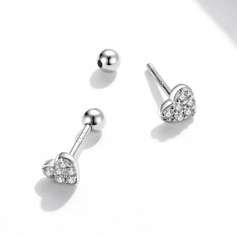 (bilde for) Pandora Style Simple Love Stud øredobber - SCE1298 - Vis 4