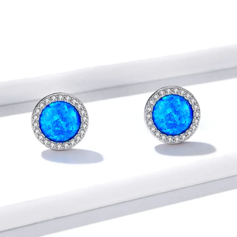 (bilde for) Pandora Style Simple Opal øredobber - BSE467 - Vis 2