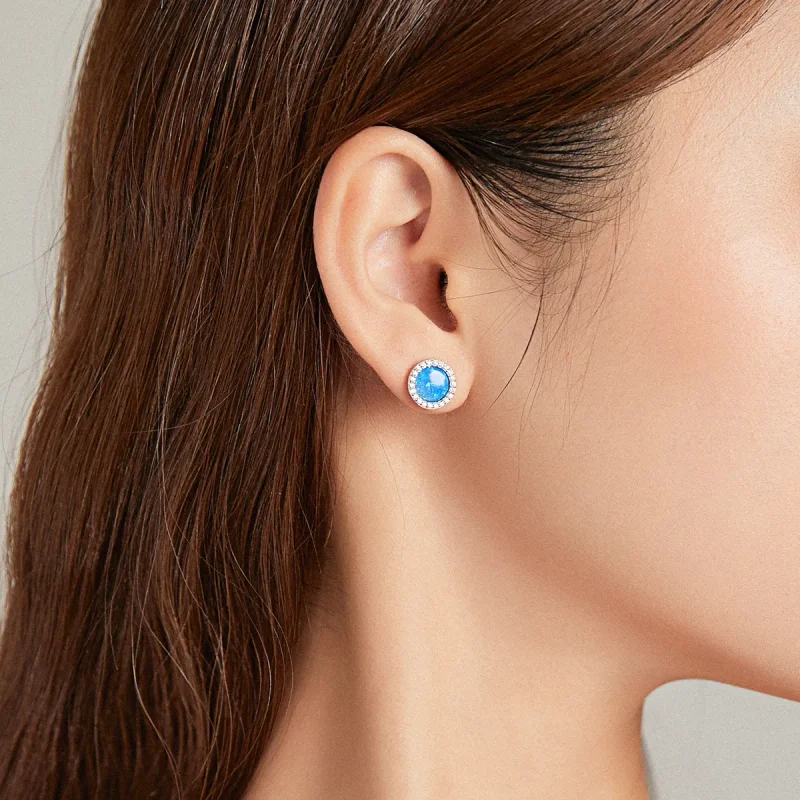 (bilde for) Pandora Style Simple Opal øredobber - BSE467 - Vis 7