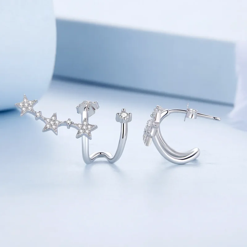 (bilde for) Pandora Style Star Stud øredobber - BSE700 - Vis 3