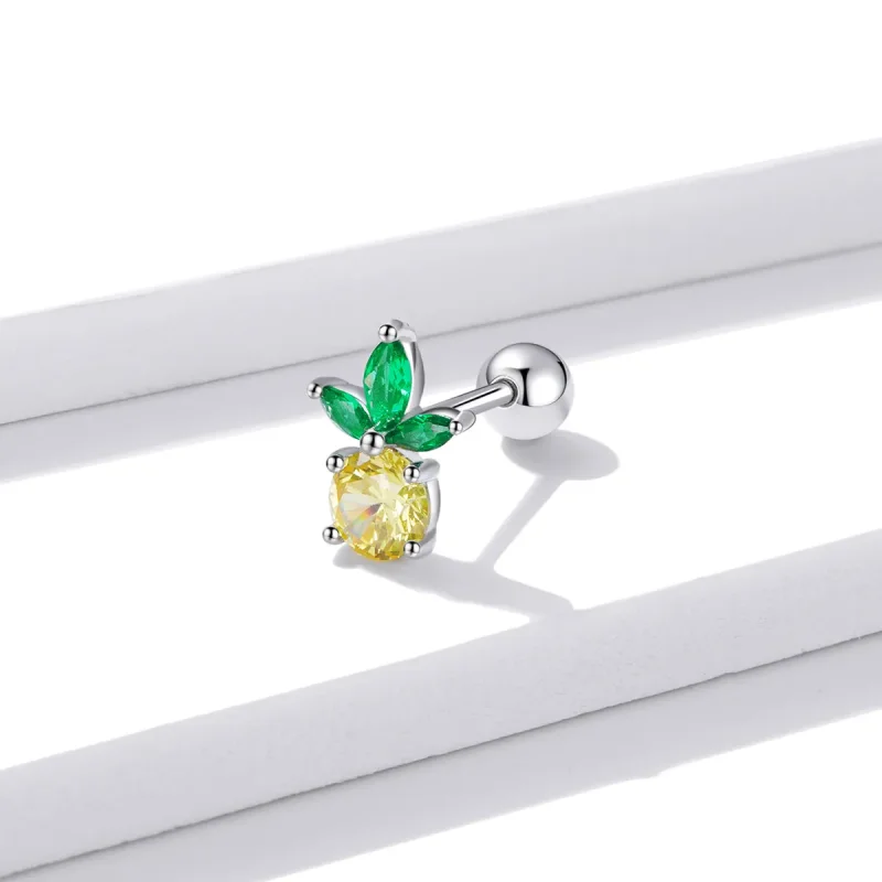 (bilde for) Pandora Style Summer Sweetheart - Ananas øredobber - BSE490 - Vis 2