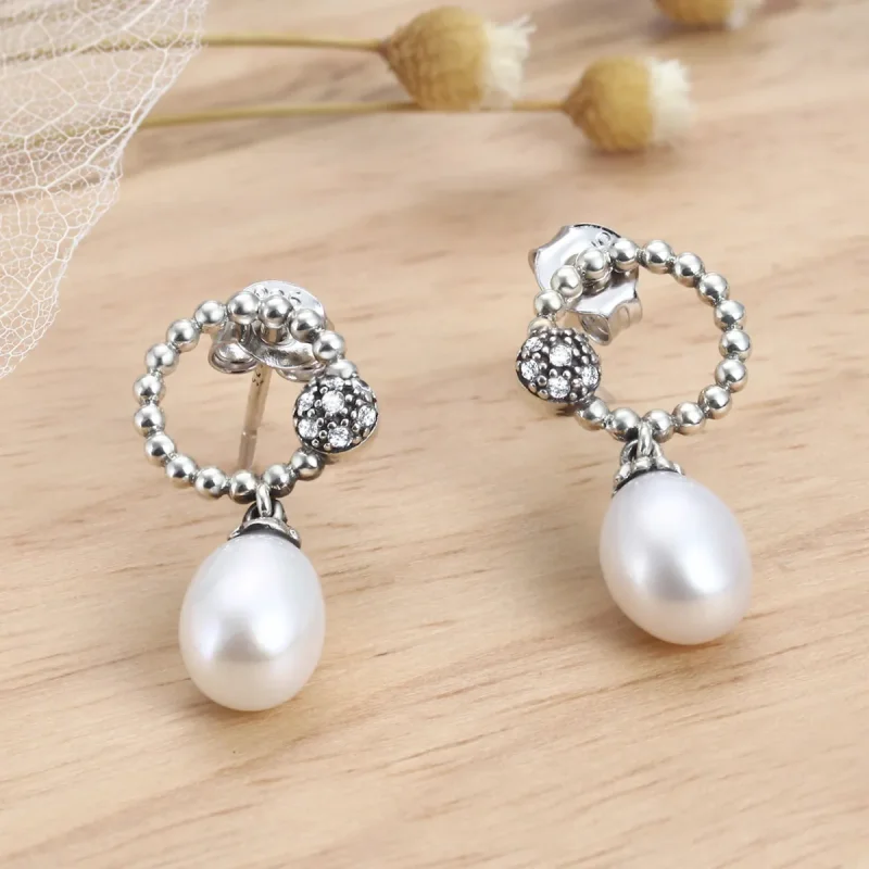 (bilde for) Pandora Style varme temperament øredobber - VSE095 - Vis 5