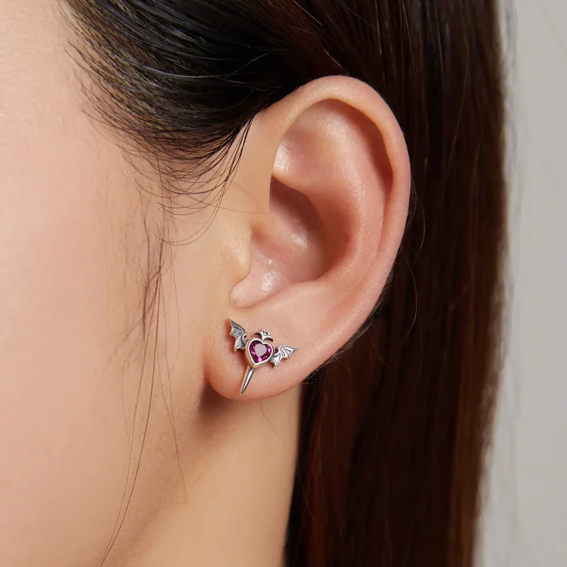 (bilde for) Pandora Style Wings Love Stud øredobber - SCE1179 - Vis 5