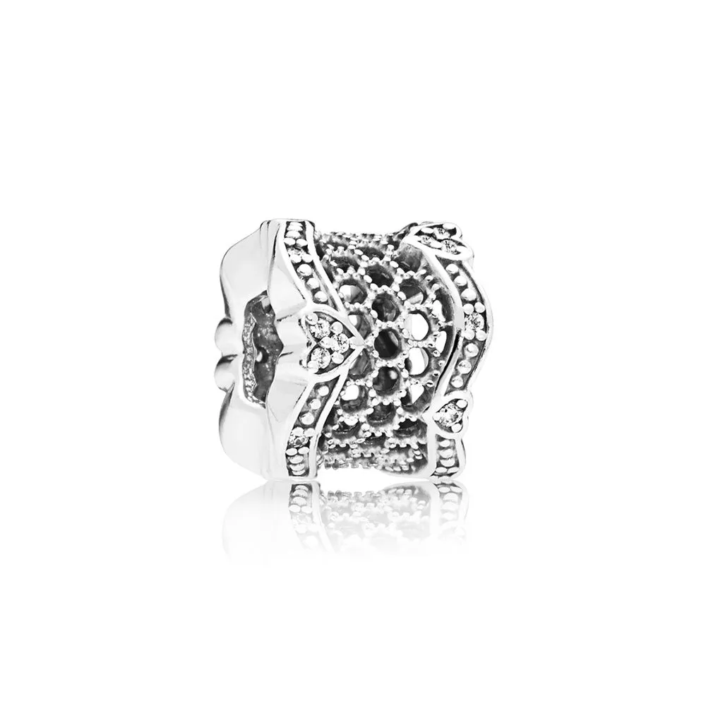 Pandora Blonde sølv avstandsstykke med klar cubic zirconia - 797653CZ