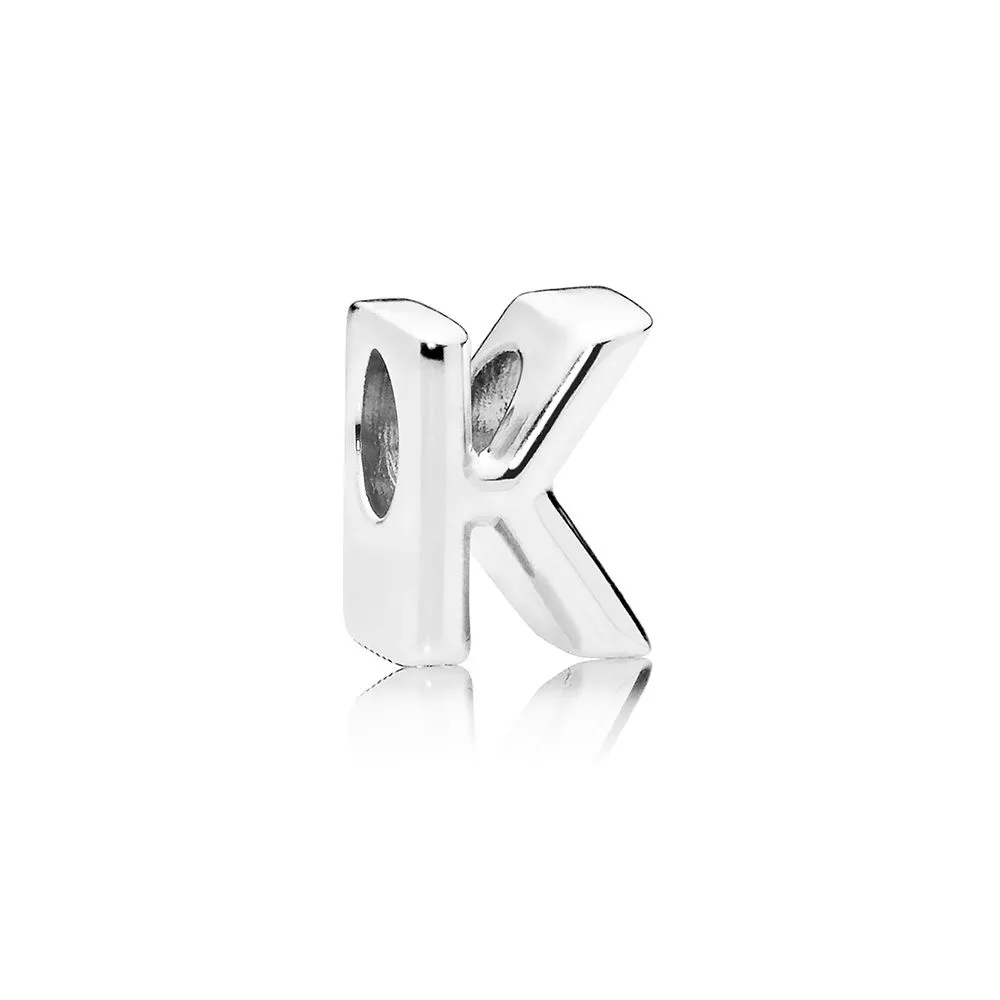 Pandora Bokstav K sølv sjarm - 797465