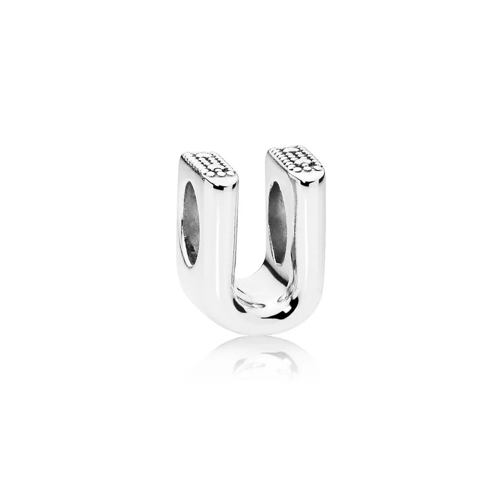 Pandora Letter U sølv sjarm - 797475