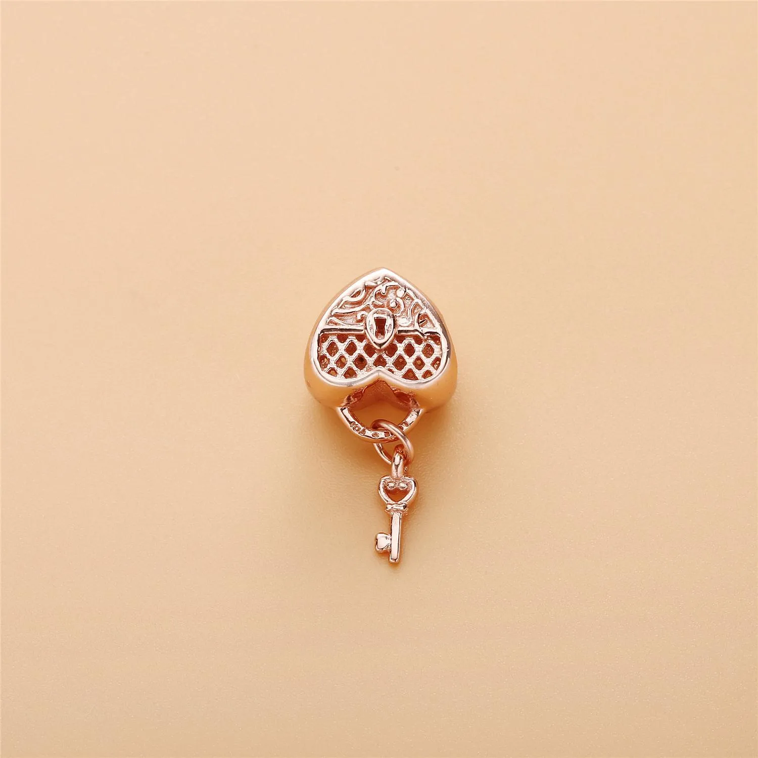 Pandora Love You Hjerteformet Hengelås Charm - 787655