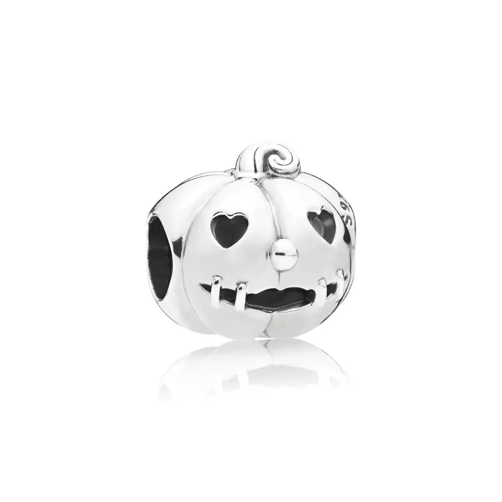 pandora pumpkin silver charm 797596