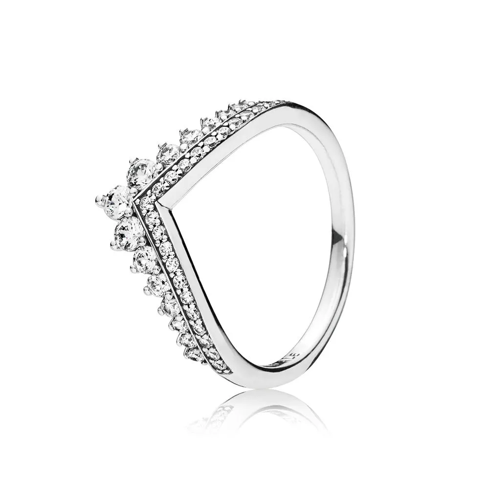pandora prinsesse ønskebein ring 197736cz