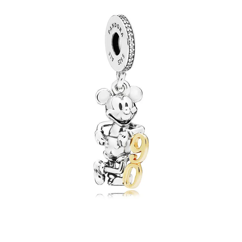pandora disney mikkes 90 årsjubileums sjarm i begrenset utgave b801005