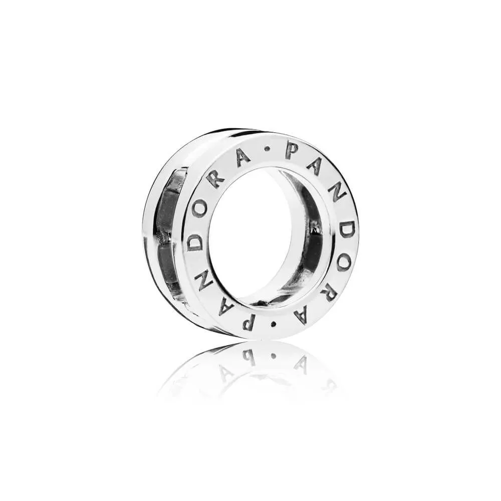pandora reflexions logo sølvklips sjarm 797598