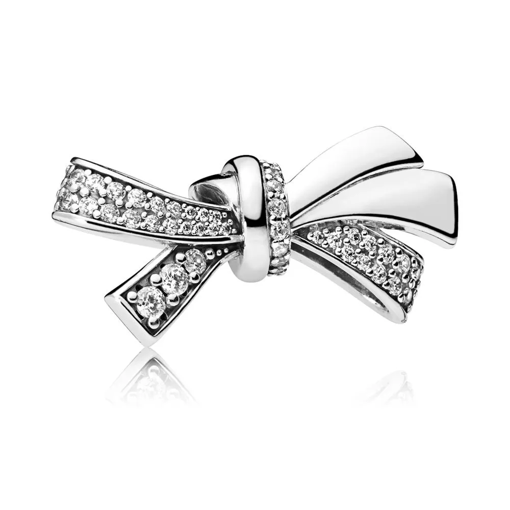 pandora brilliant bow charm 797241cz
