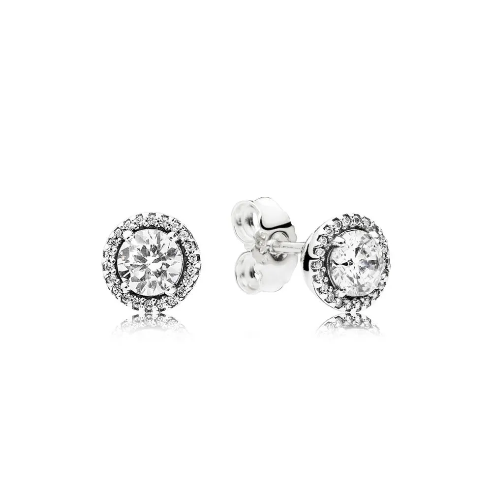 pandora classic elegance earrings 296272cz