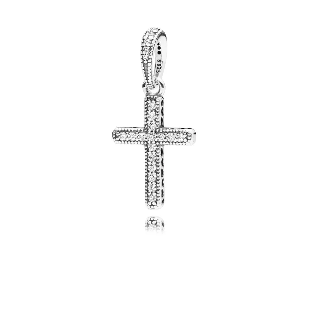 pandora funklende kors anheng 397571cz