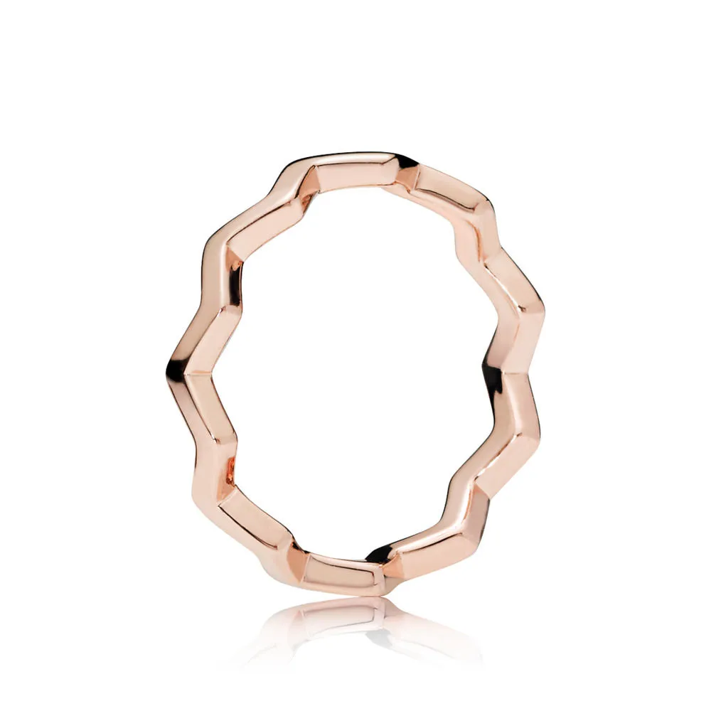 Pandora Polert Sikksakk Ring - 187752