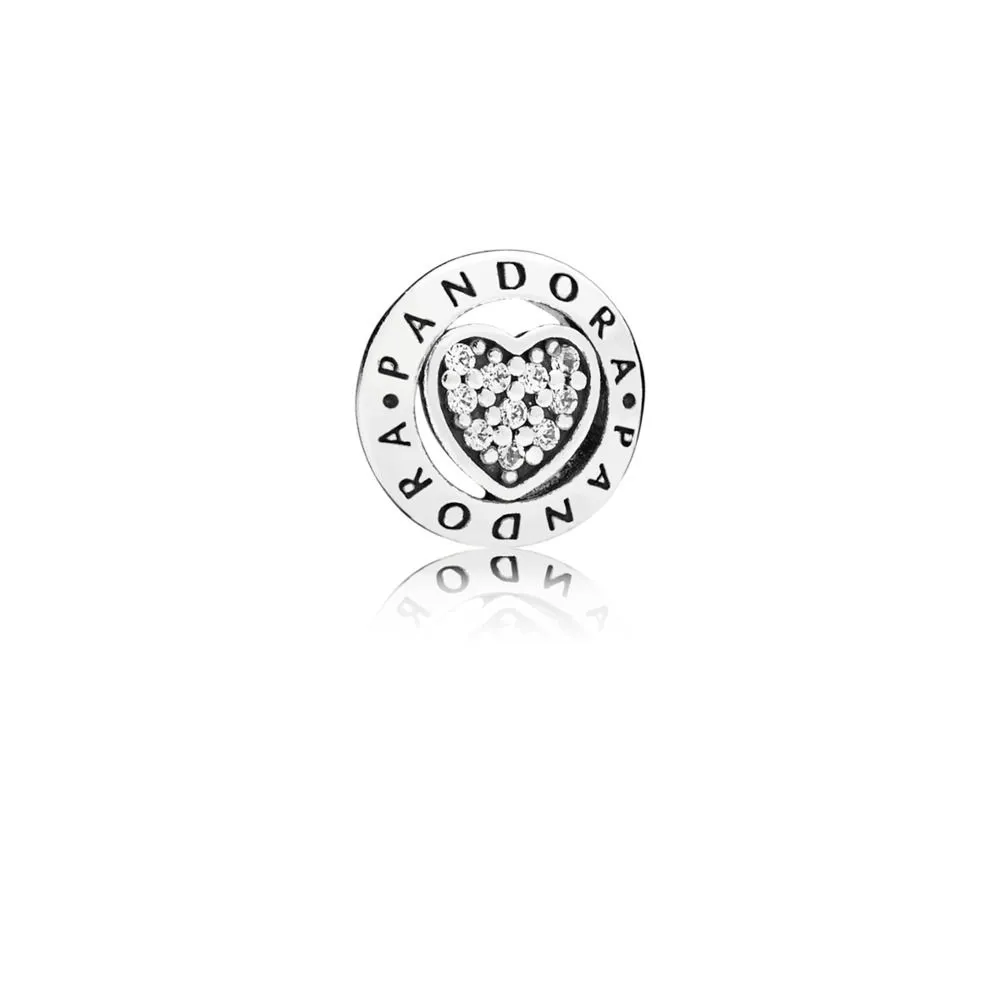 pandora signature heart petite 797048cz