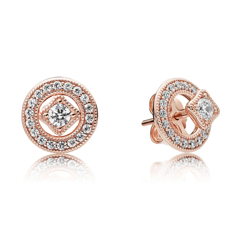 Pandora Vintage Sirkel Øredobber - 280721CZ