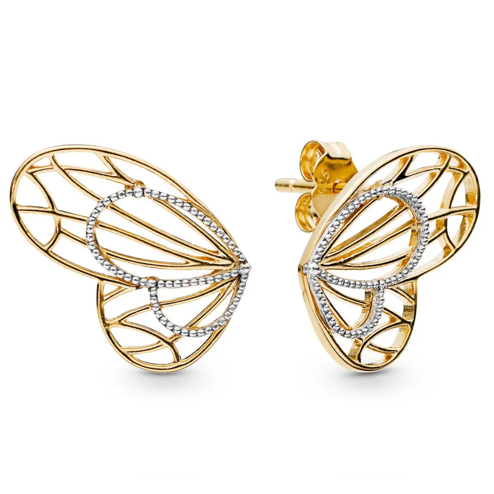 openwork butterflies øredobber pandora shine 267955