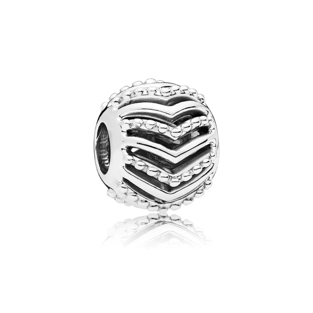 pandora wishbone silver charm 797805
