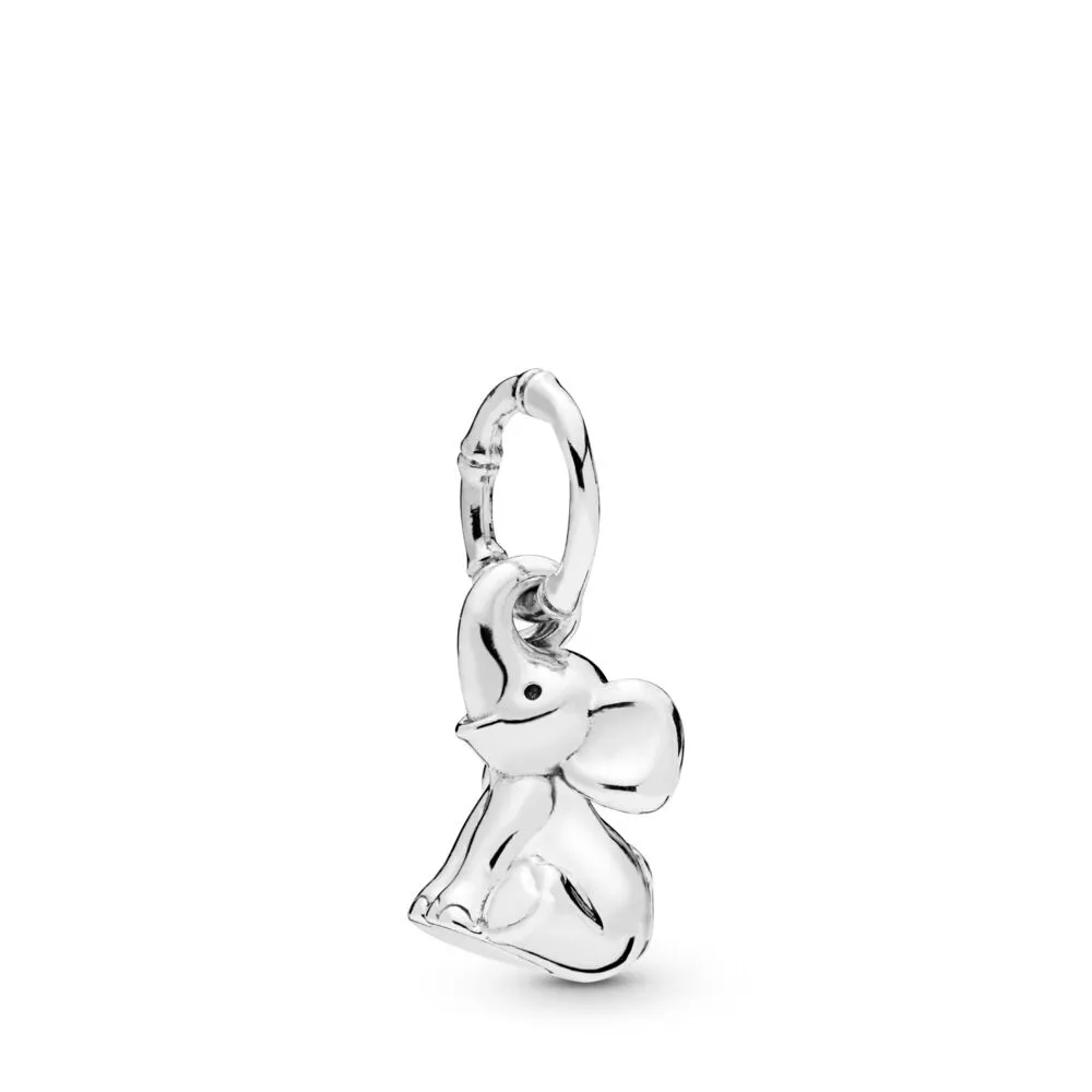 Pandora Elephant silver dangle Charm - 798069