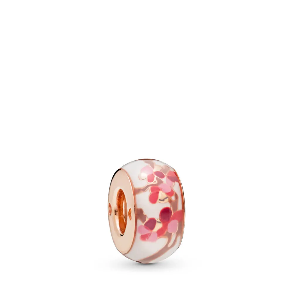 Pandora Rosa Ferskenblomst Mellomledd Charm - 788111ENMX