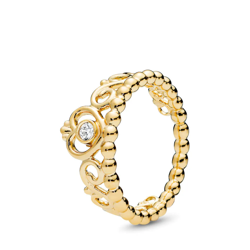 pandora shine tiara ring with clear cubic zirconia 167158cz